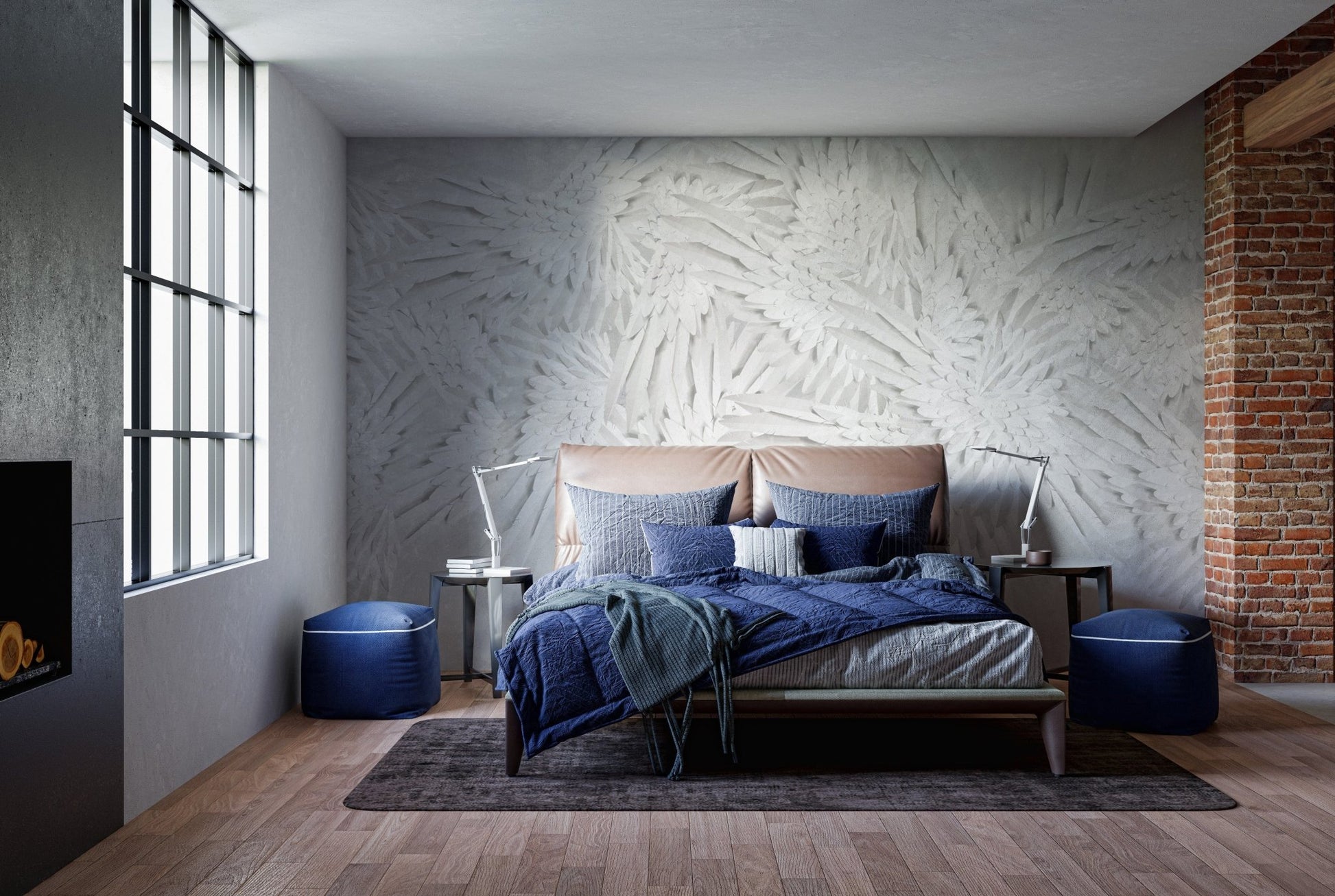 Sophisticated feather wallpaper for an angelic aesthetic. B635

