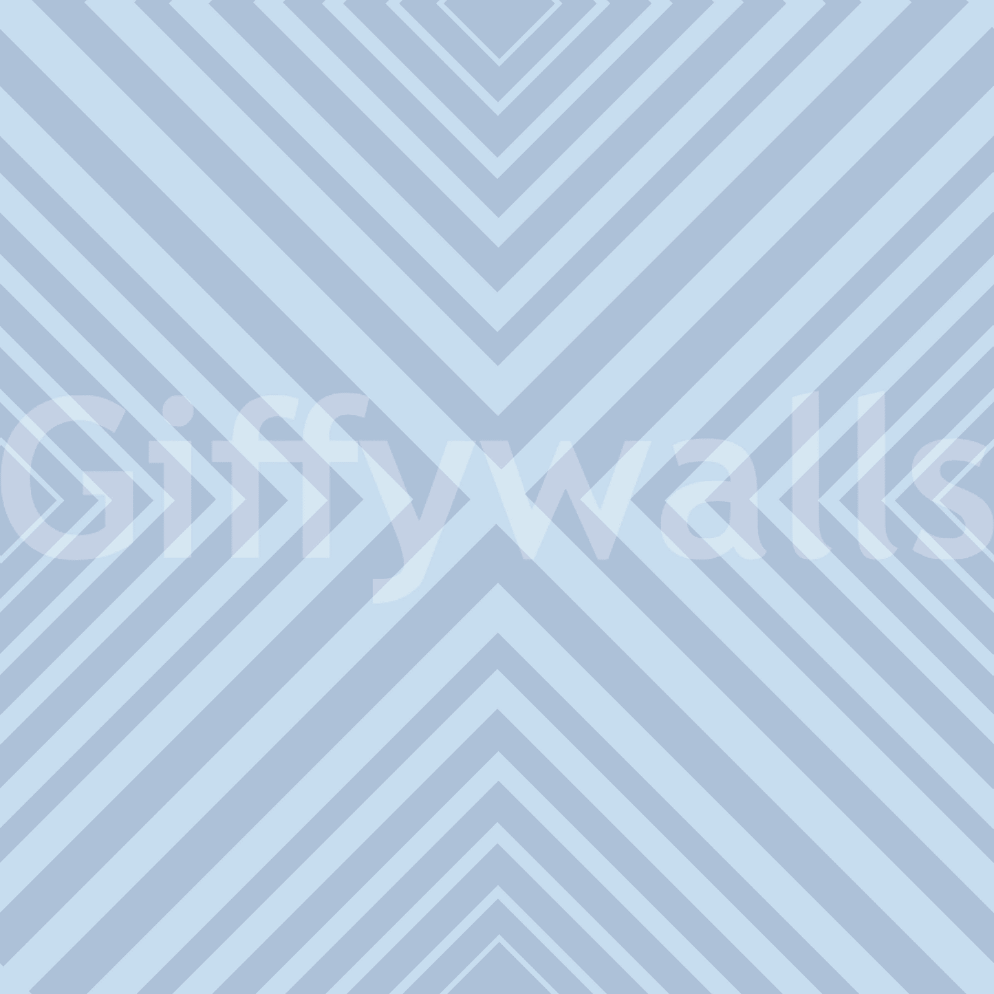 Minimal Azure calming accent wallpaper with striking linear form.