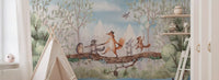 Woodland scene Wall Mural in Animal Adventure theme, GD9169
