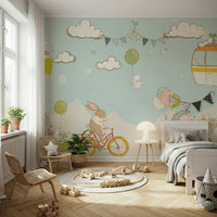 A serene jungle safari wall mural for your decor.