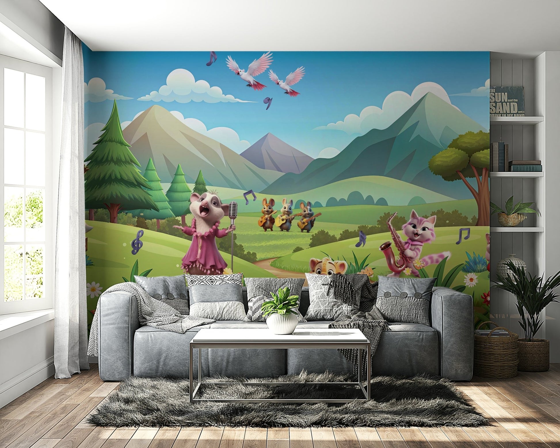 Animal bandstand vista, detailed view

