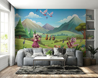 Animal bandstand vista, detailed view

