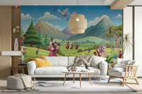 Mural wallpaper capturing a peaceful atmosphere

