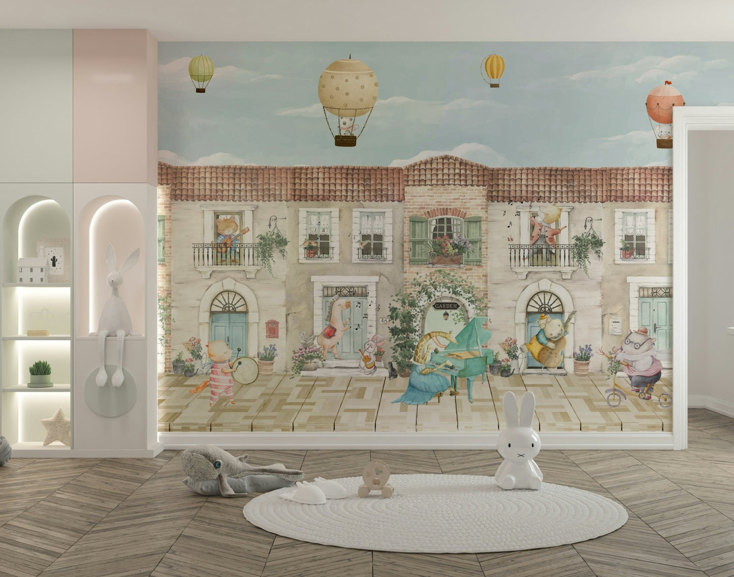 The art style is gentle and cartoon-like.

