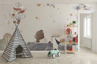 Sleepy Forest Animals Nursery Decor
