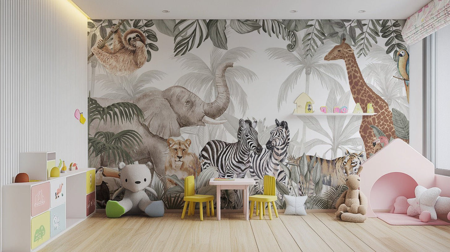 Animal Forest Wall Mural