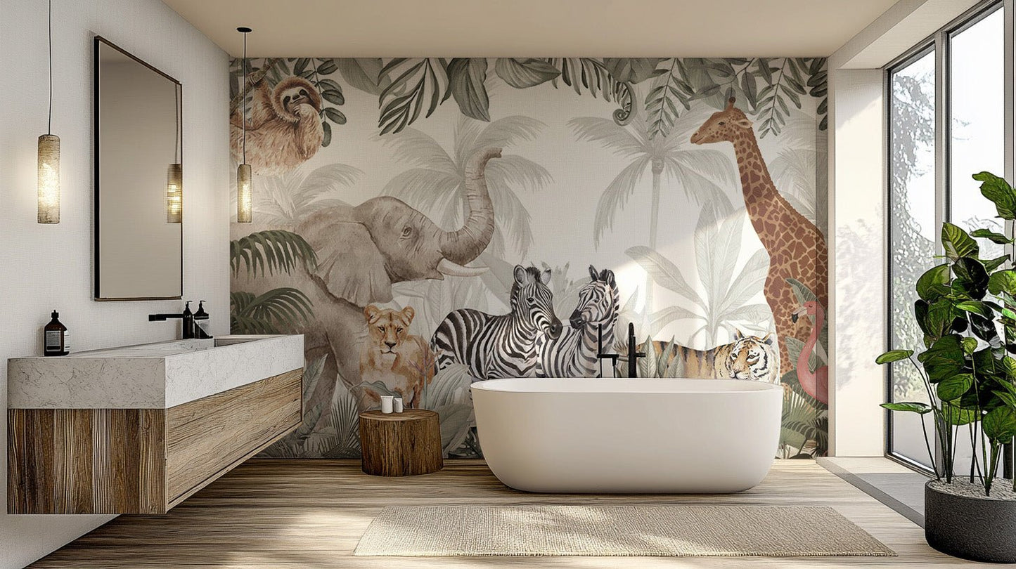 Animal Forest Wall Mural