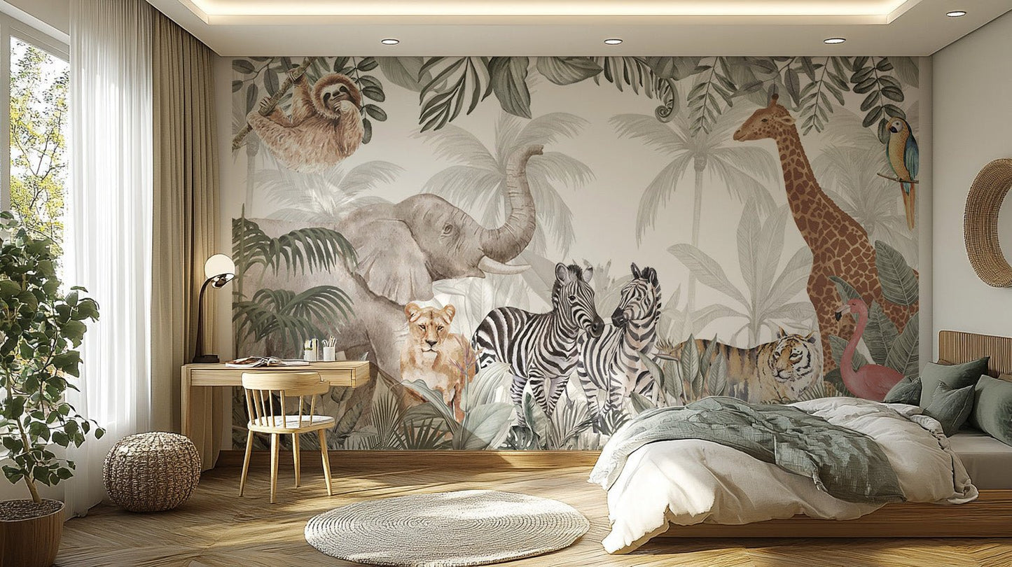 Animal Forest Wall Mural