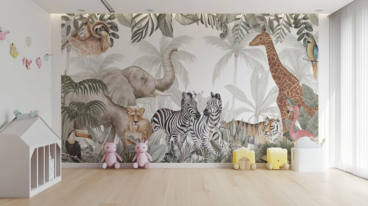 Animal Forest Wall Mural