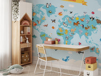 Animal adventure map wallpaper map-01
