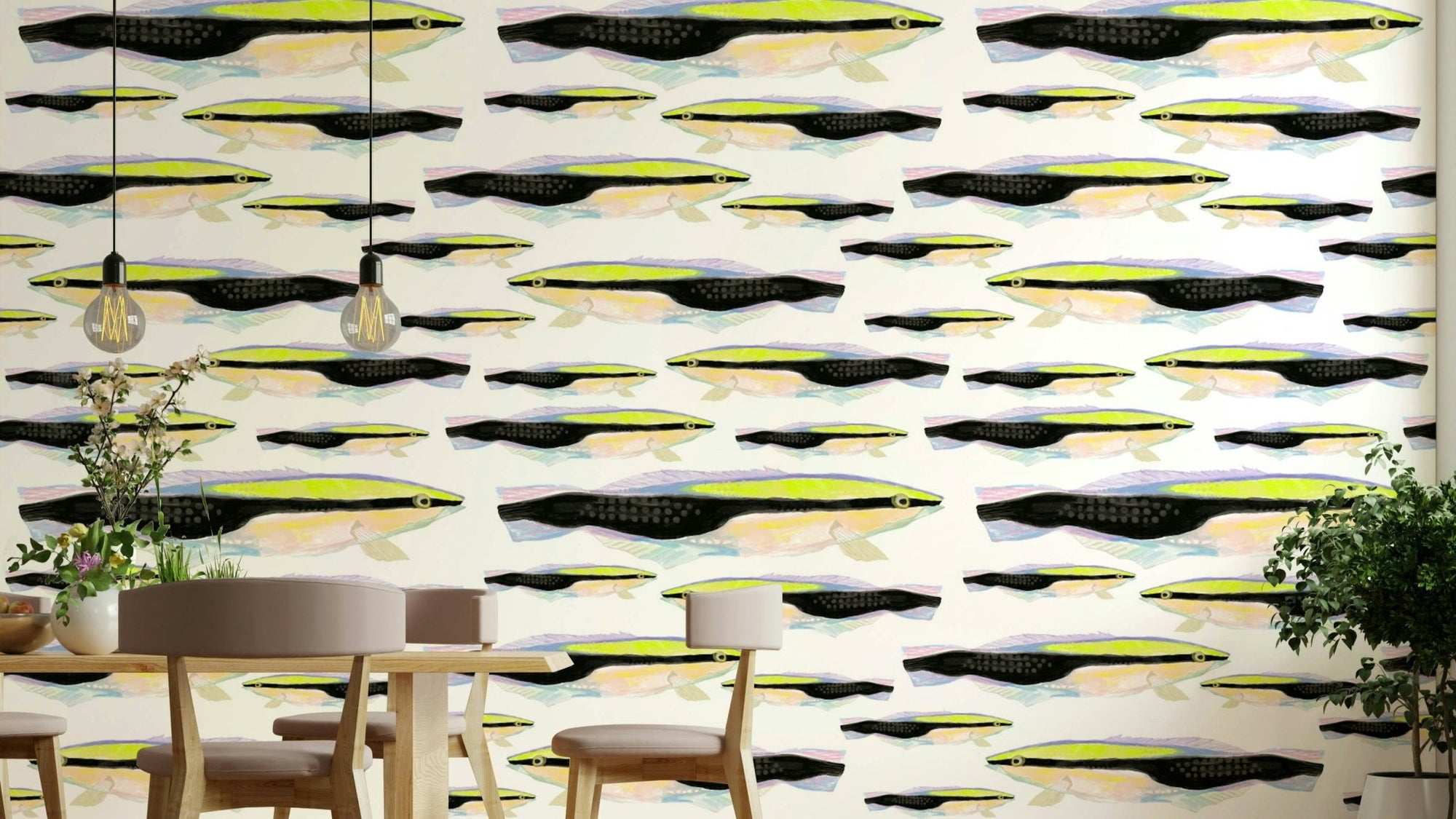 Wildlife-inspired wall design, GD2101