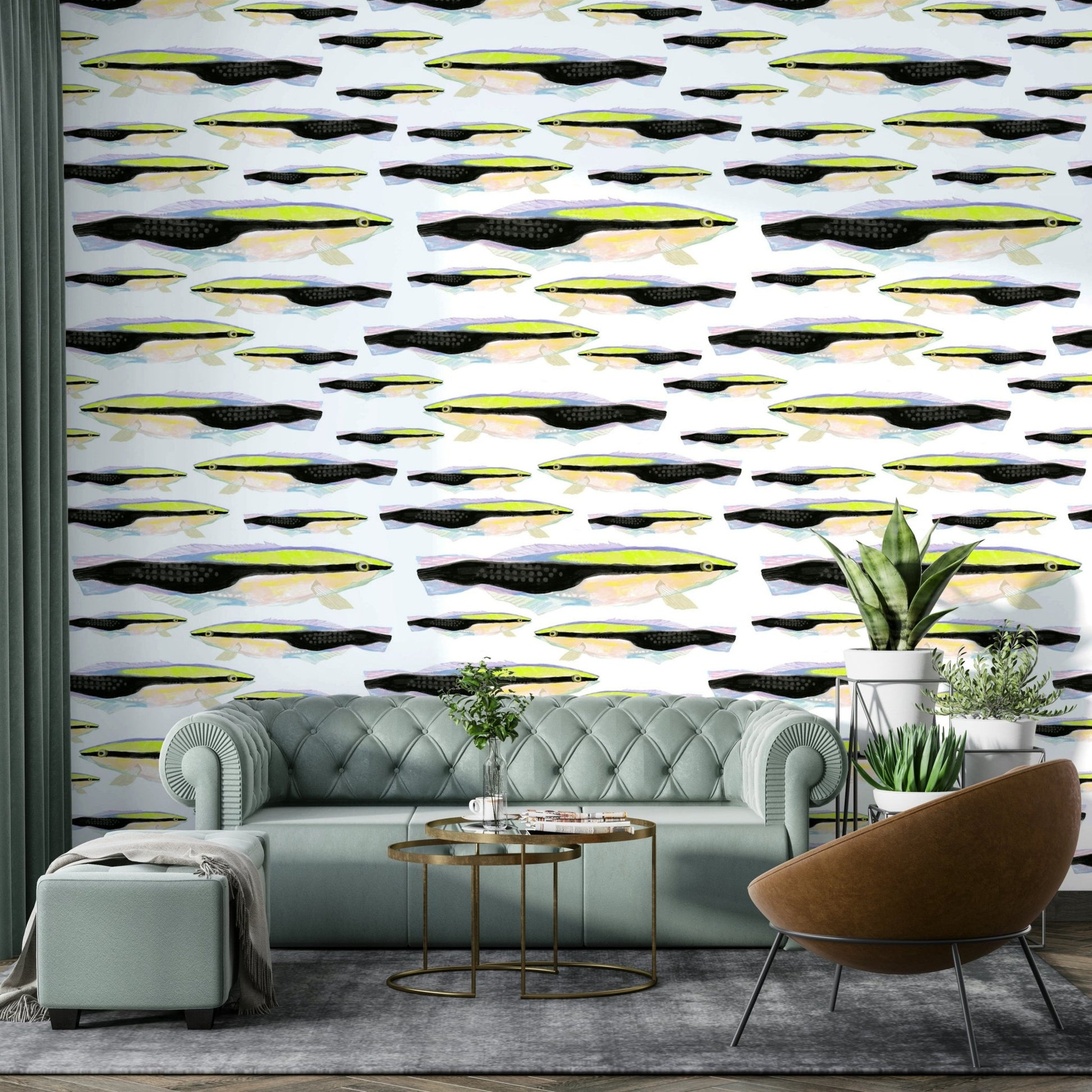 Animal wallpaper for living room, GD2101