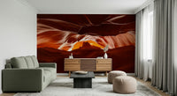 Gentle animal silhouette wall mural for a peaceful master bedroom wallpaper.