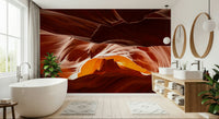 Antelope's Embrace Wall Mural showing subtle wildlife textures for a feature wall wallpaper.