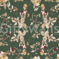 Graceful branchwork flows through Antique Cream Botanical Wallpaper clearly, GD9475