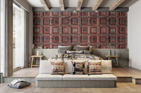 Timeworn wooden wall panel wallpaper B708

