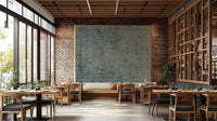 Casual blue wallpaper for bedrooms
