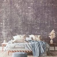 Subtle fabric-style mural wallpaper
