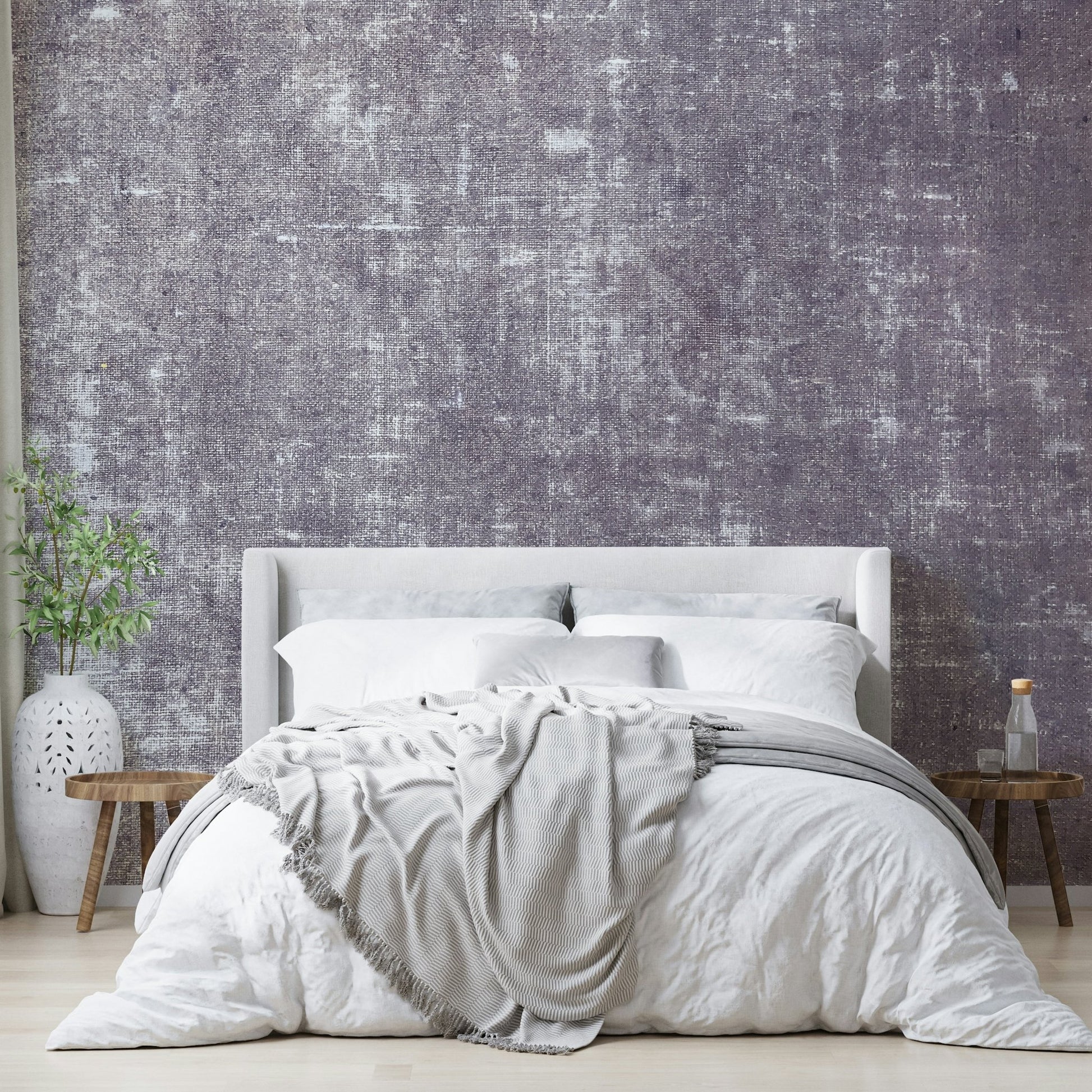 Gentle texture wallpaper for bedroom
