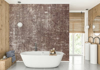Mocha brown fabric-style wallpaper
