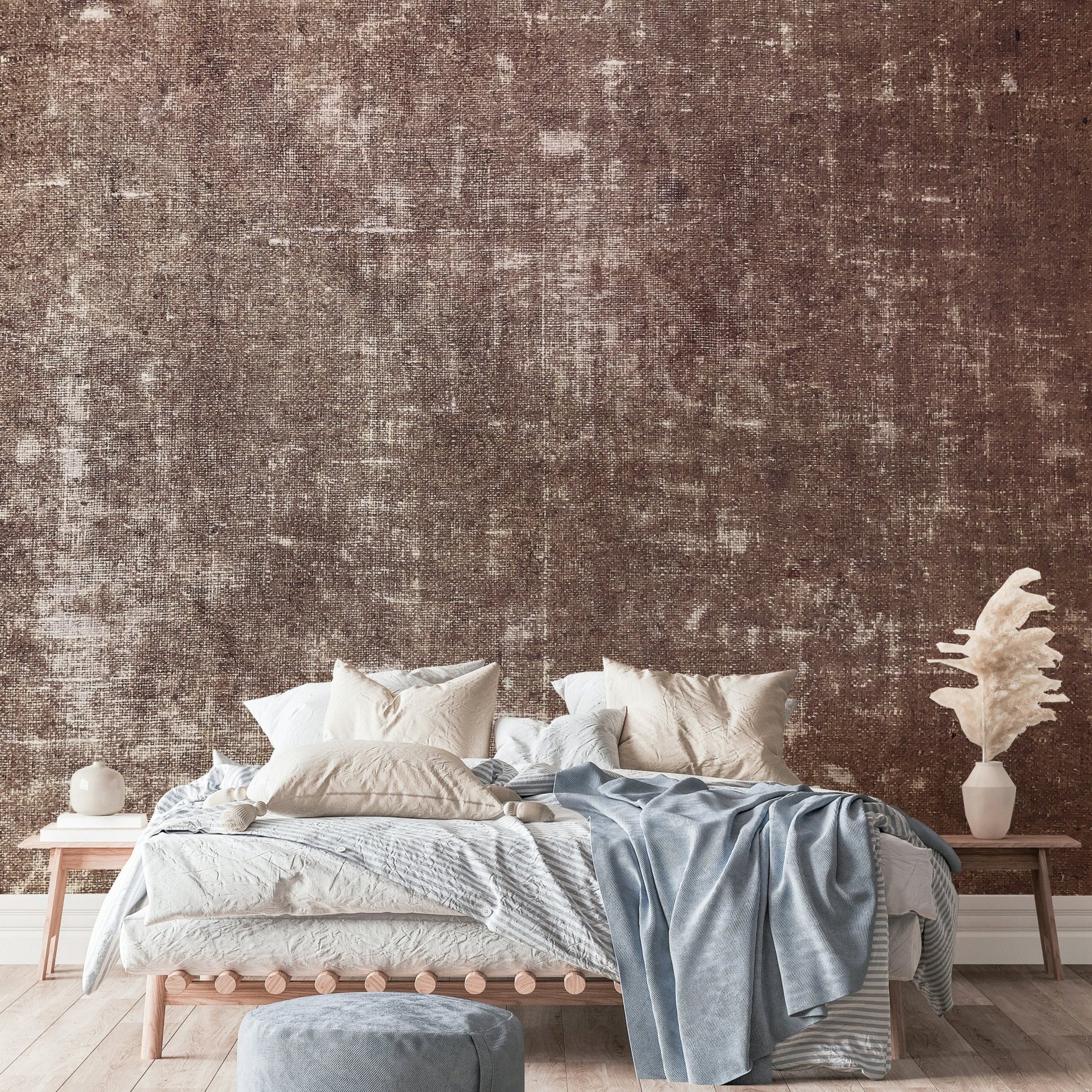 Neutral brown wall mural pattern
