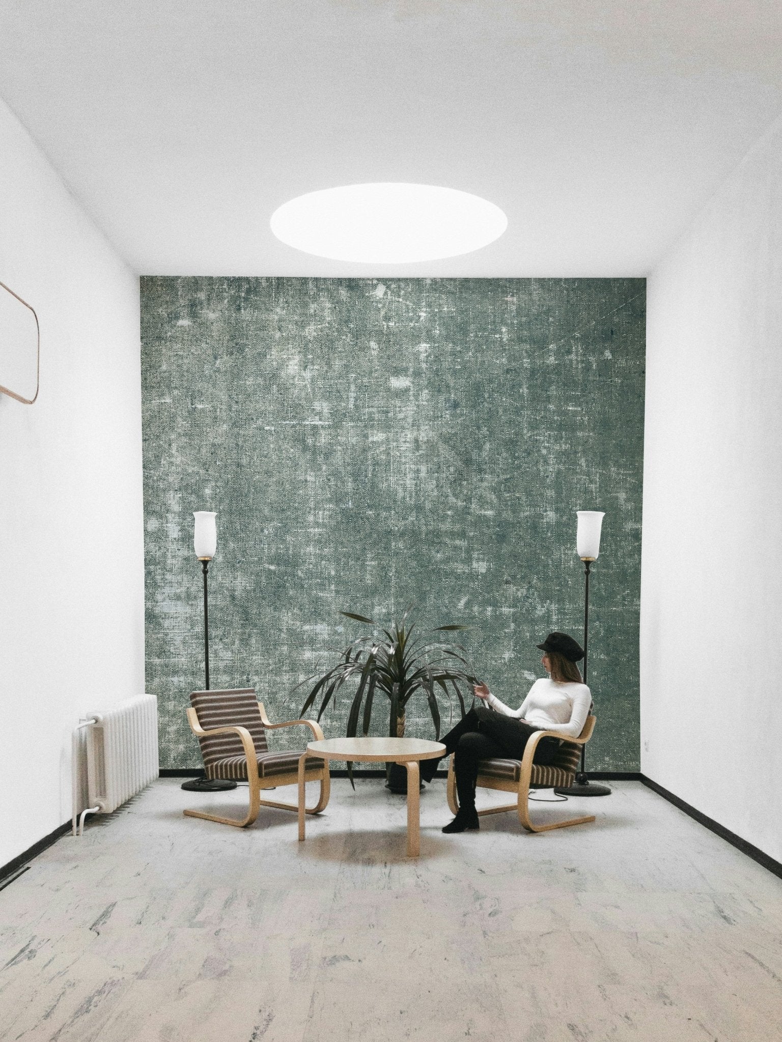 Cool tone textured wallpaper
