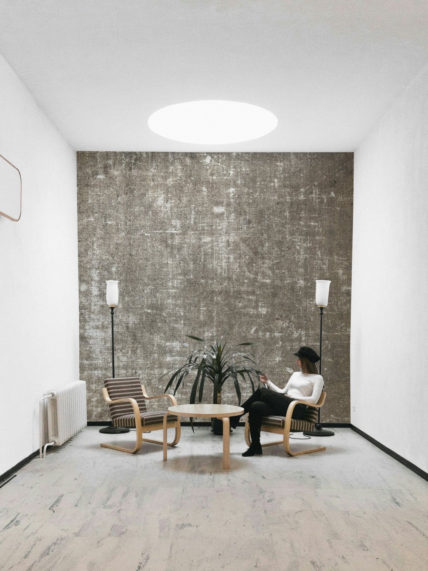 Antique linen toast mural wallpaper
