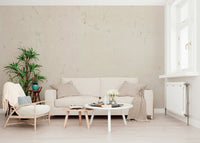 Powder room accent wall with Antique Wall Texture Wall Mural.