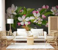 Apple Blossom Charm wallpaper for walls elegant bud design.