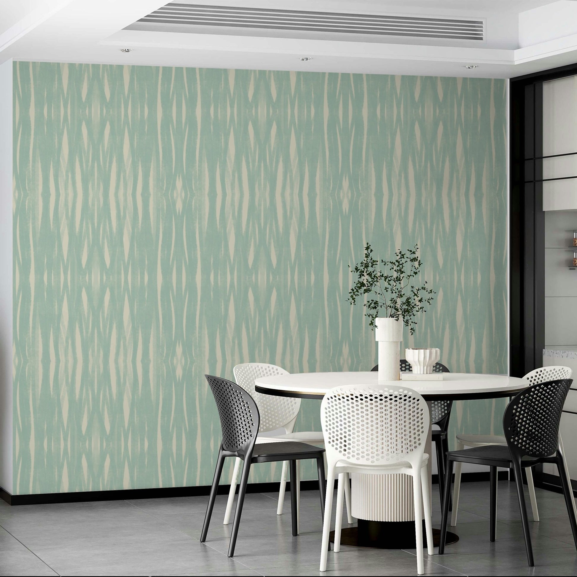 Aqua mural wallpaper for bedrooms

