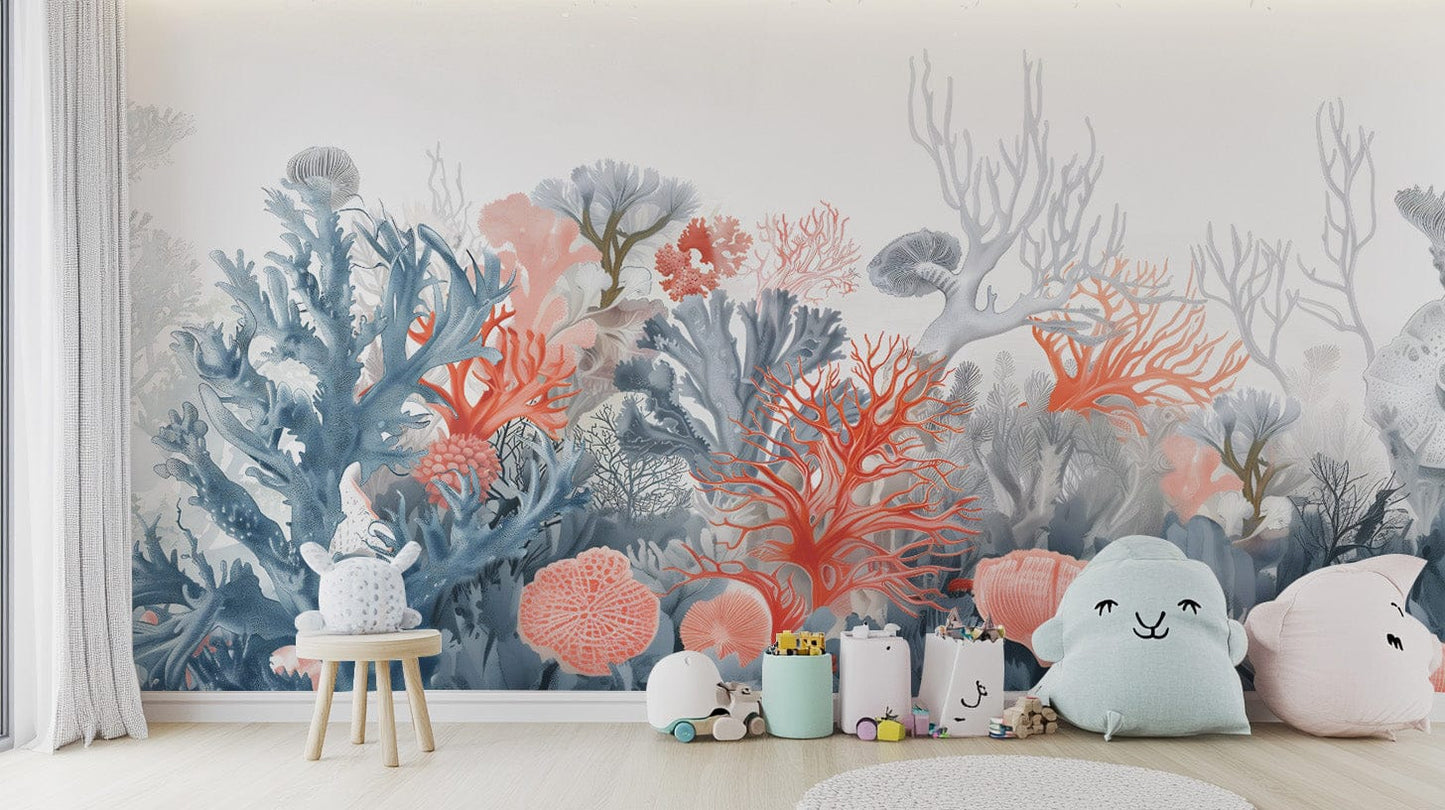Mesmerizing marine ecosystem wall print