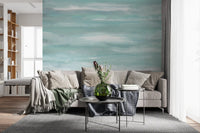 Aqua Horizon Strokes Wall MuralGD9537