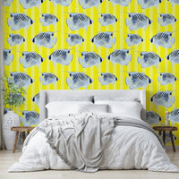 Calming aquatic design wallpaper for serene spaces

