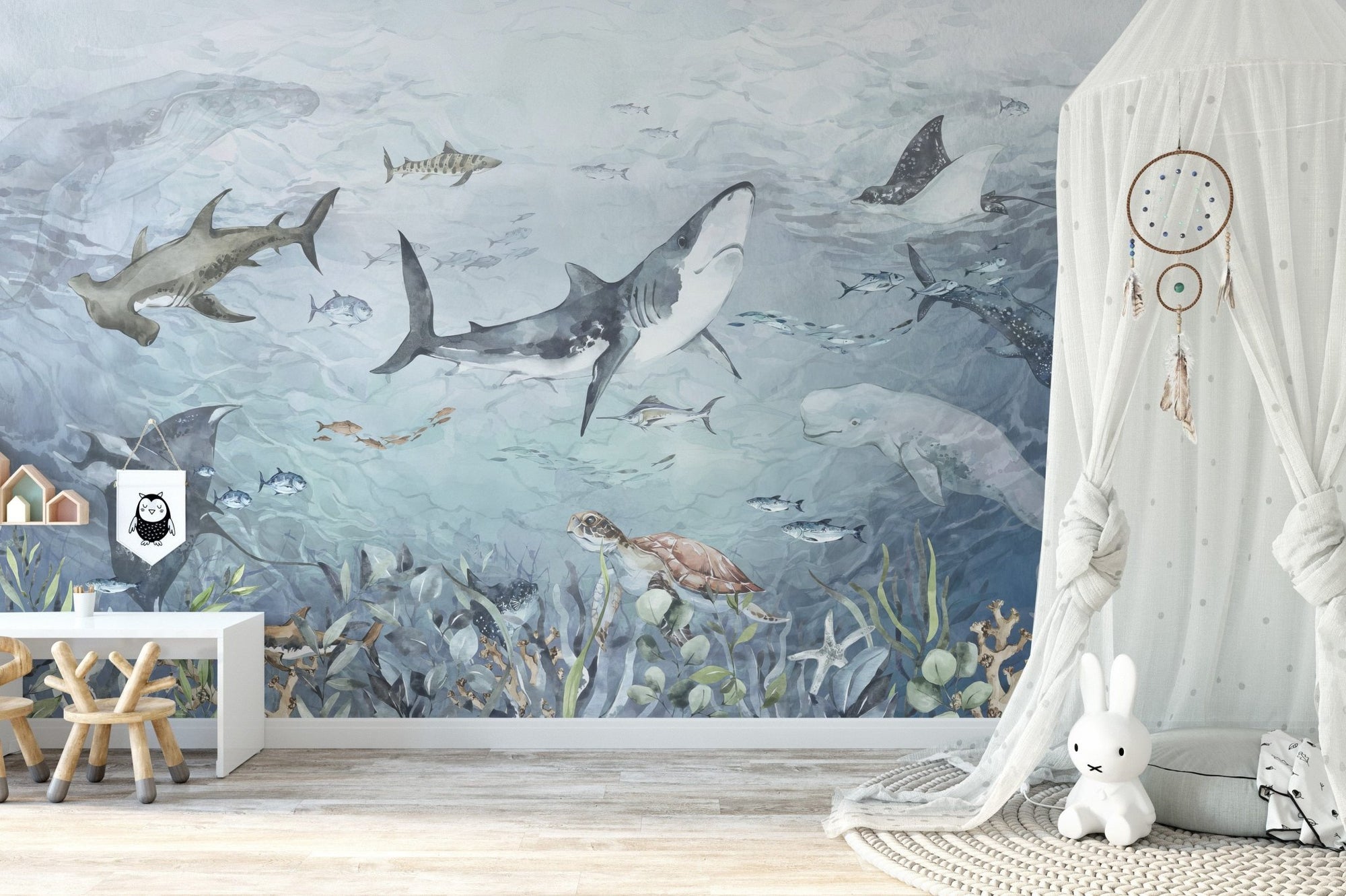 Aquatic Life Wallpaper Mural, C146