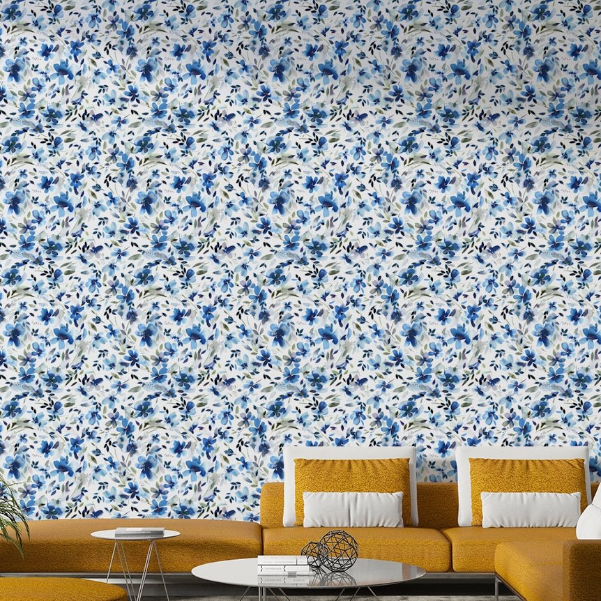 Light aquatic flower wallpaper GD760

