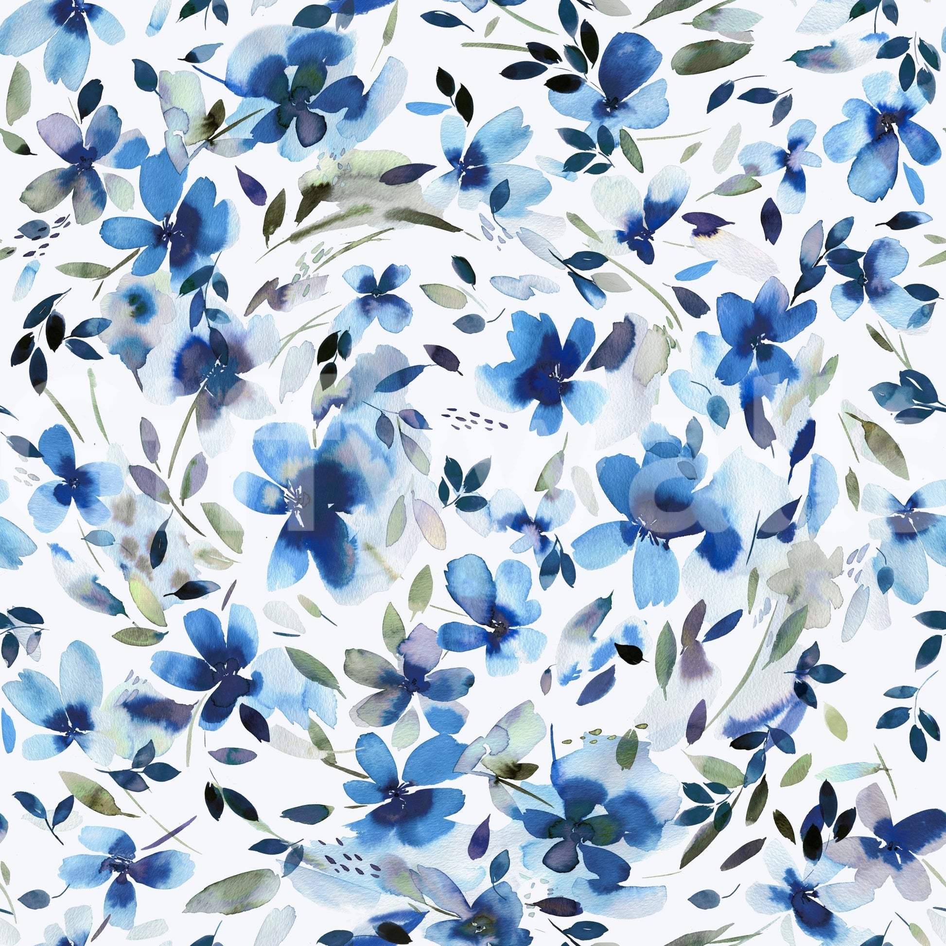 Soft aquatic tones wall mural, GD760