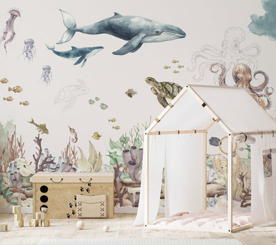 Aquatic wildlife wallpaper for walls
B755

