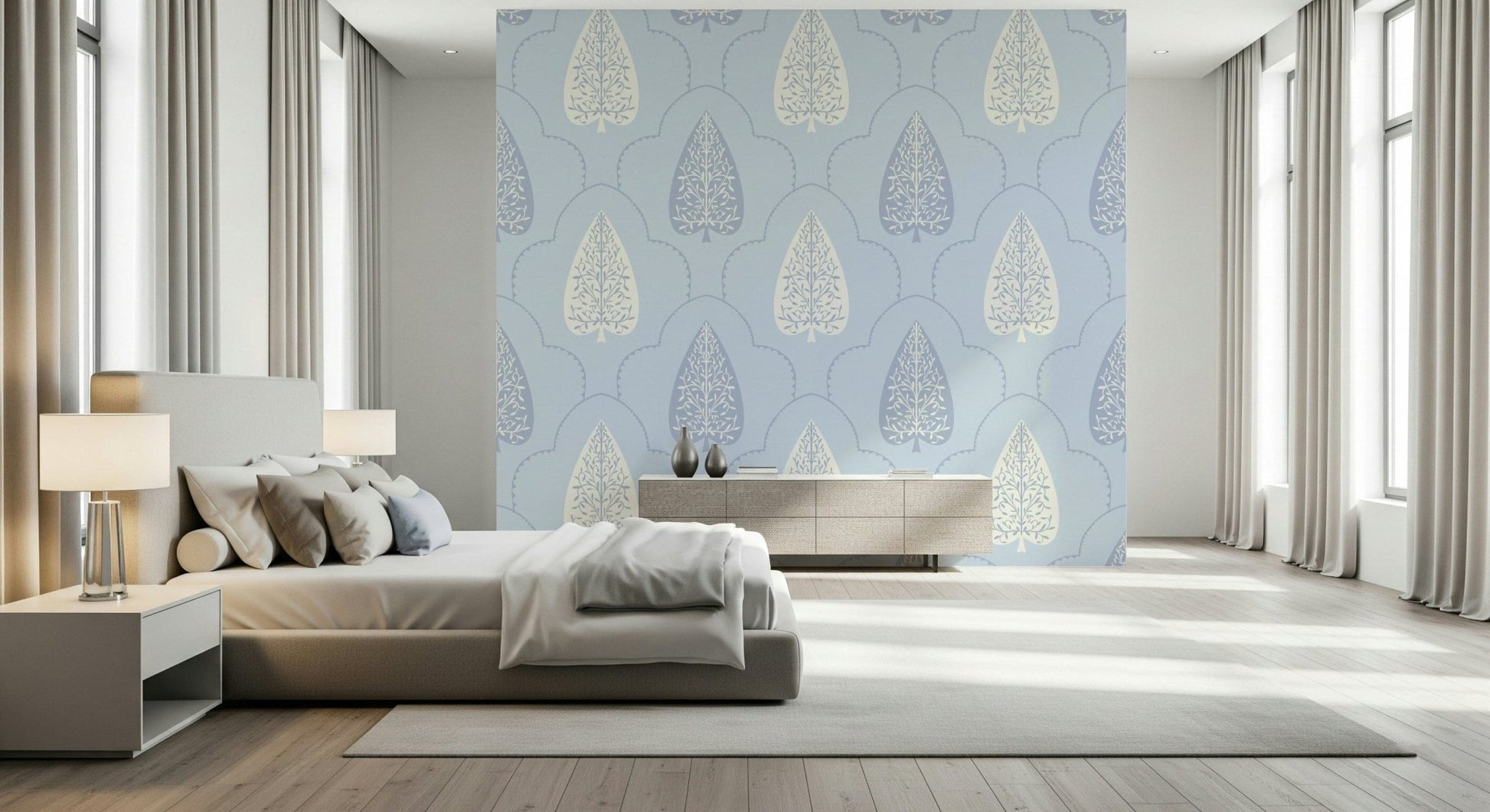 Traditional Arbor Branch Harmony wallpaper, providing subtle sophistication.