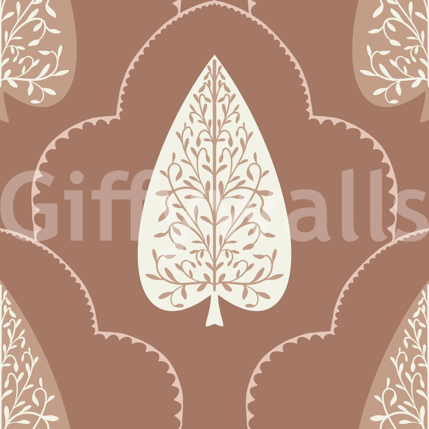 Arboreal Accent Wallpaper⁠