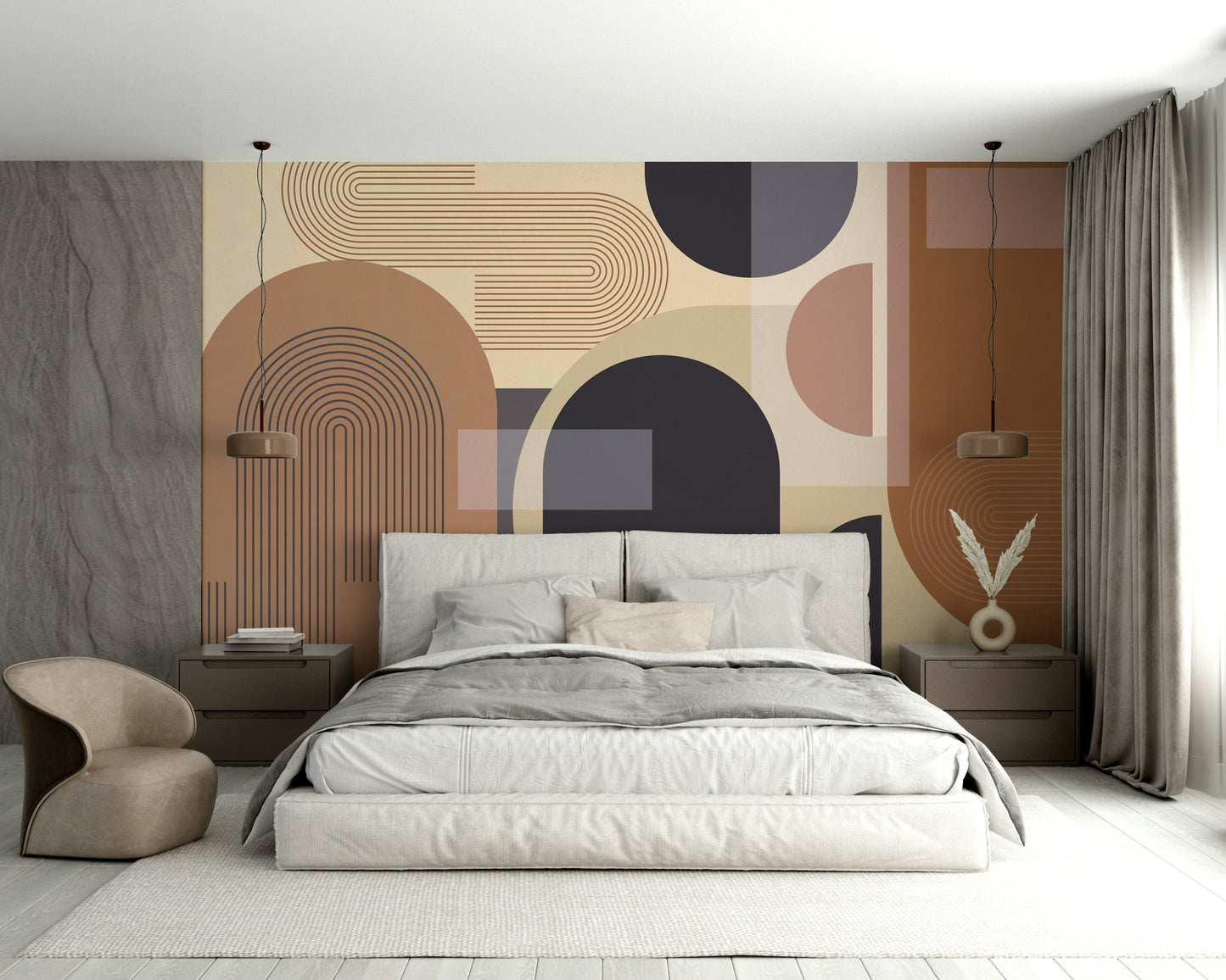 The mood is peaceful and serene.

