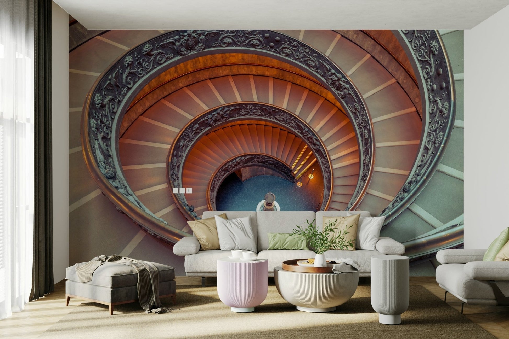 Classic architecture wall mural

