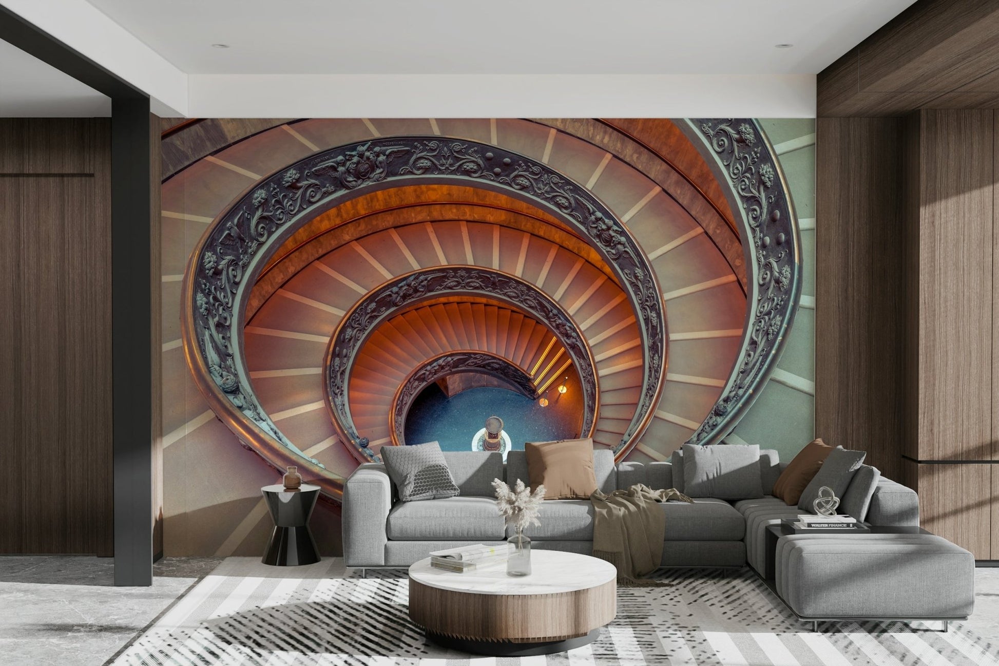 Elegant building structure wallpaper

