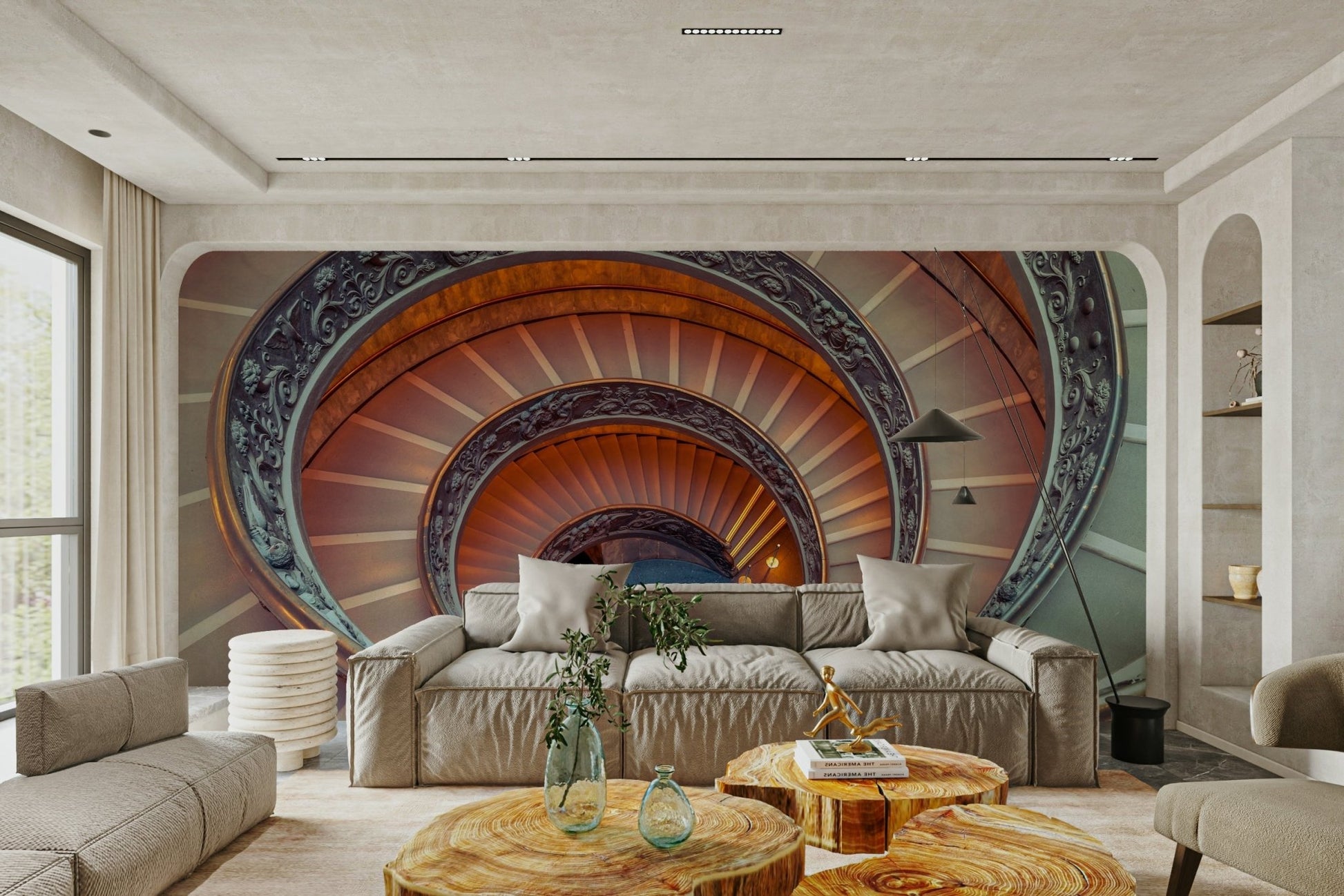 Architectural Elegance wall mural design

