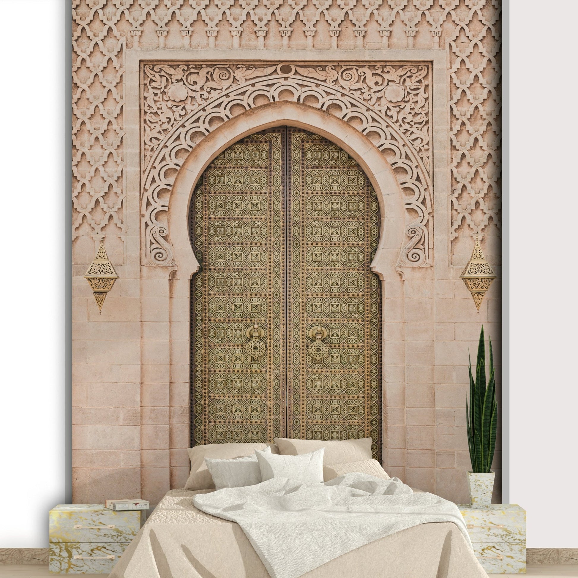 Luminous and elegant architectural feature.

