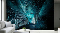 A contemplative gentle design wallpaper mural for a feature wall.