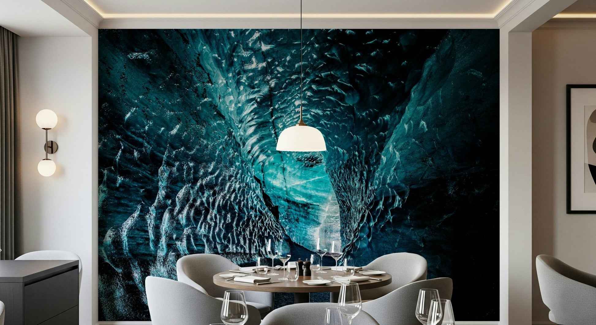 A classic abstract design wallpaper for walls.
