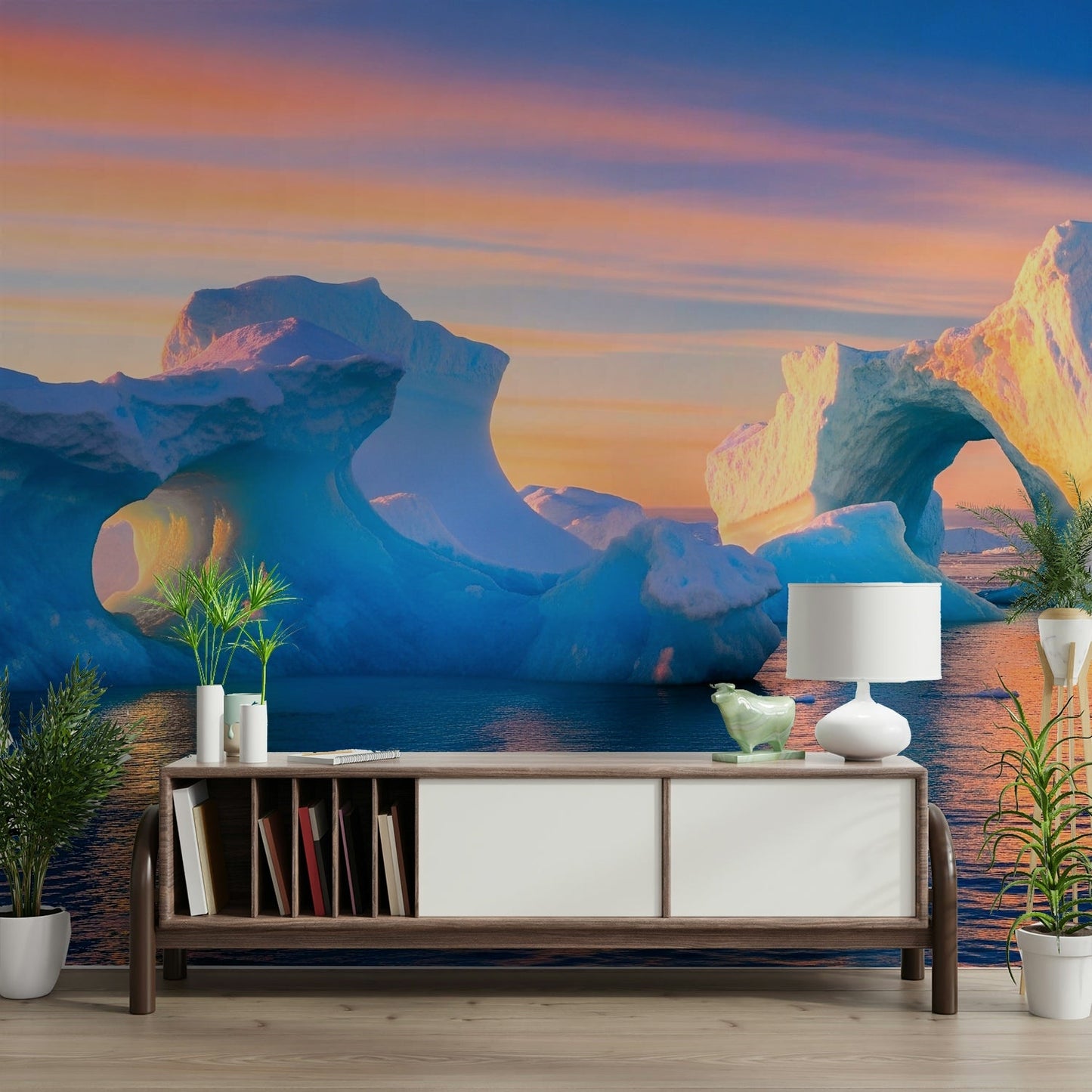 The style is artistic and dreamy, not a scientific photograph.
