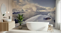 A classic abstract design wallpaper for walls.