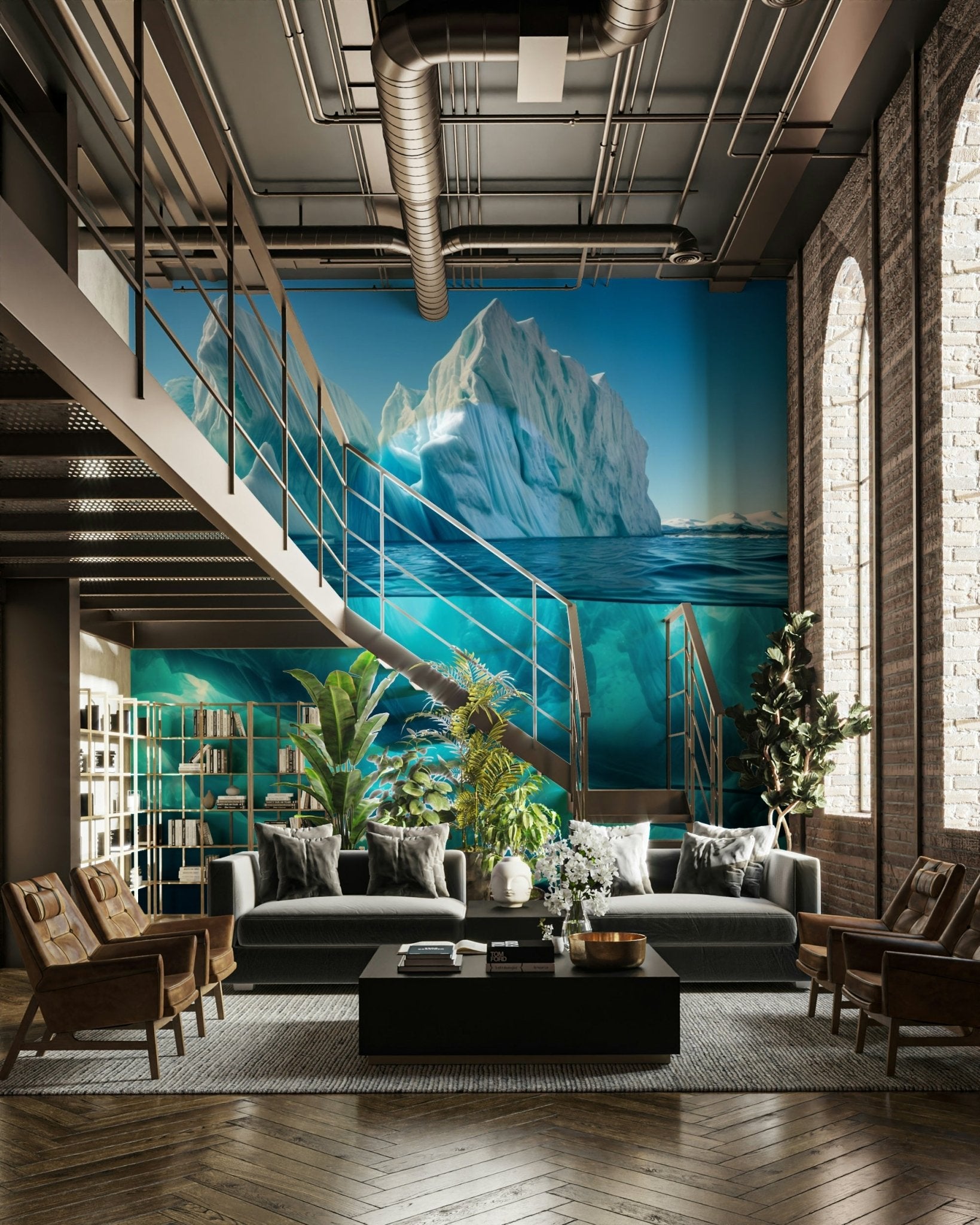 The style is artistic and modern.

