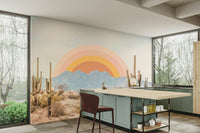Desert landscape mural for walls

